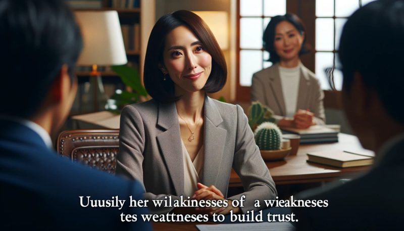 4．弱みを逆手にとって信頼をつくる