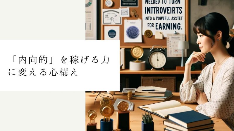 「内向的」を稼げる力に変える心構え