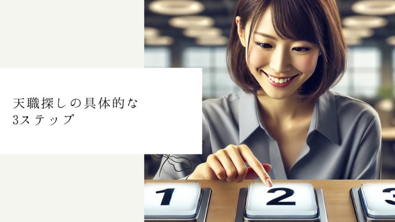 天職探しの具体的な3ステップ