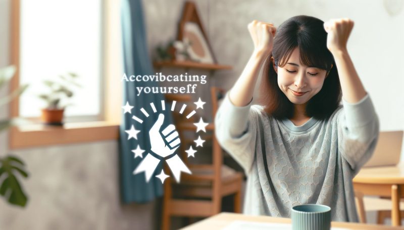 （3）行動した自分を褒める