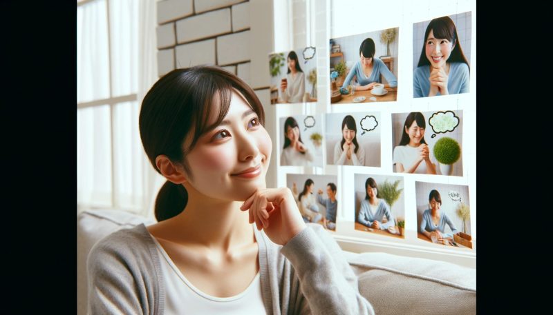 困難を乗り越えた経験を思い出す