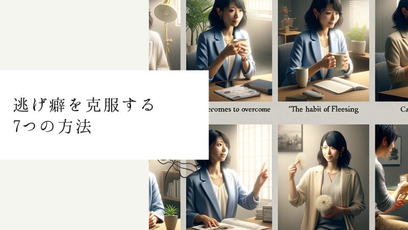 逃げ癖を克服する7つの方法