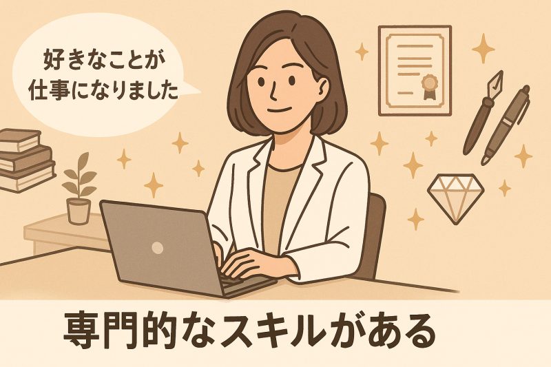 （7）専門的なスキルがある