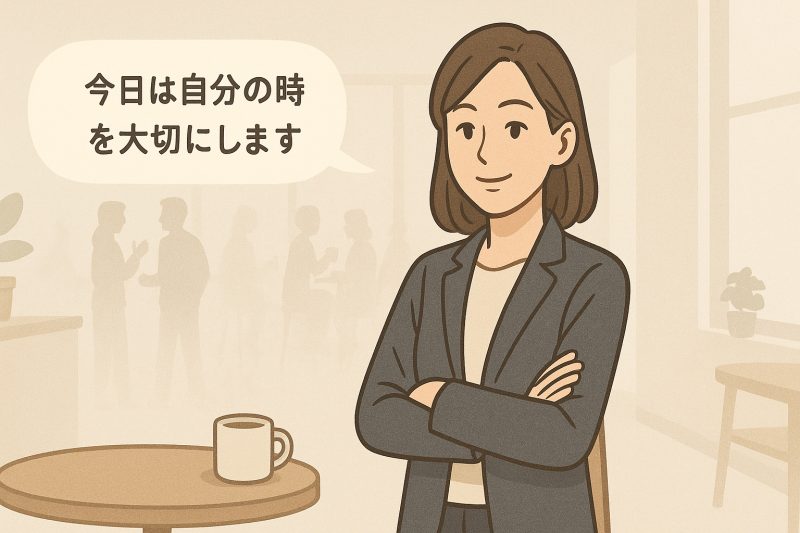 （1）自分は自分と割り切っている