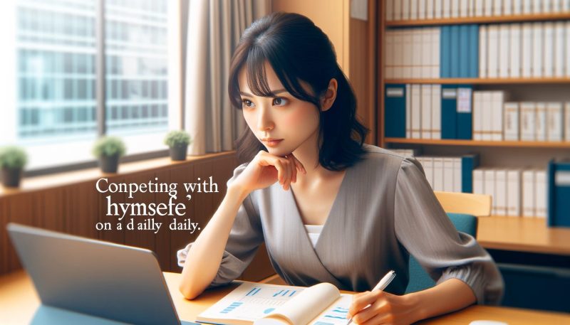 毎日自分と競争する