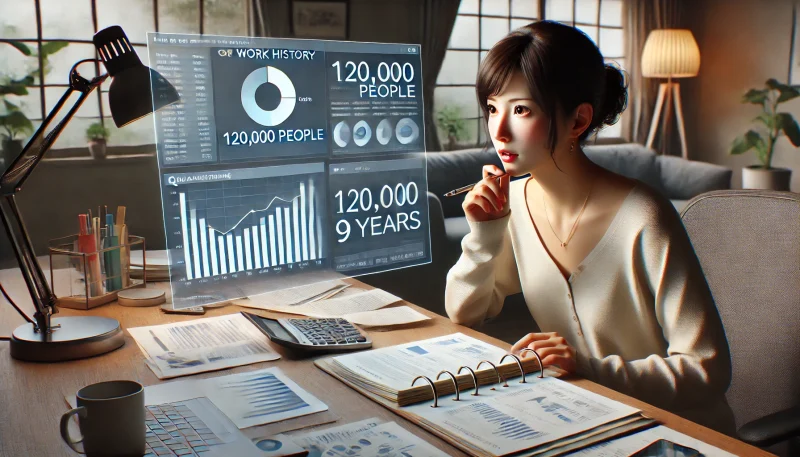 隠れた実績の数字を出す