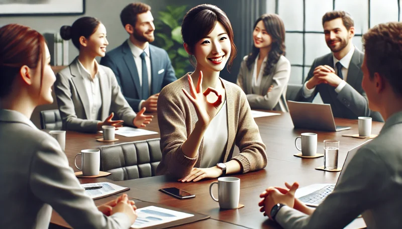 他人の意見やアイデアを尊重する