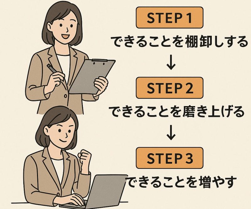 自分の価値を高める3ステップ
