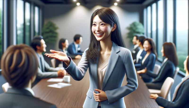 人を持ち上げる紹介をする