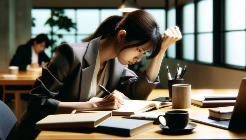 (2)厳しい労働環境に耐え抜いた精神力
