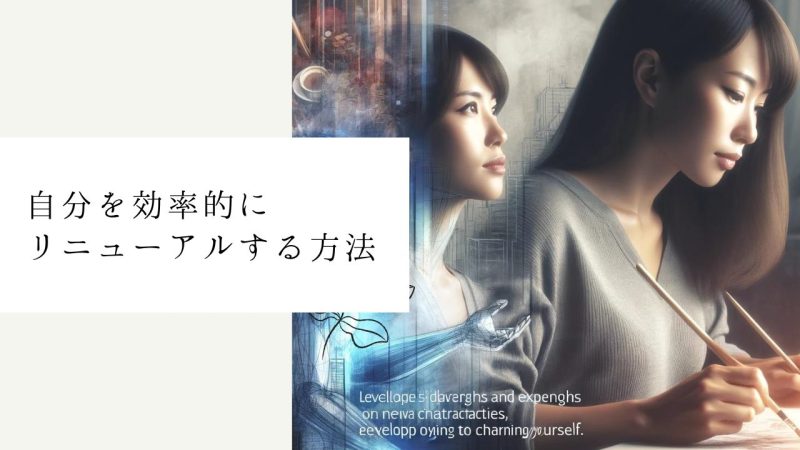 自分を効率的にリニューアルする方法