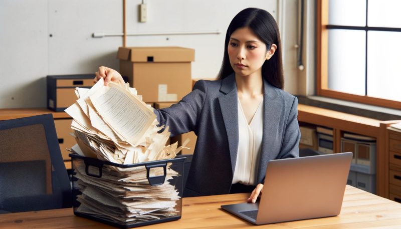 (1)今までのやり方を止める