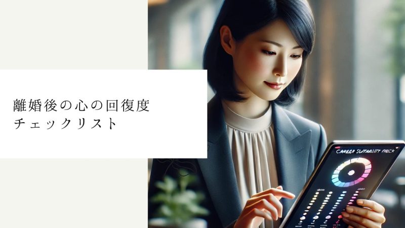 離婚後の心の回復度チェックリスト