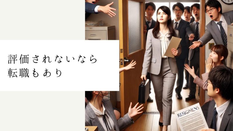 評価されないなら転職もあり