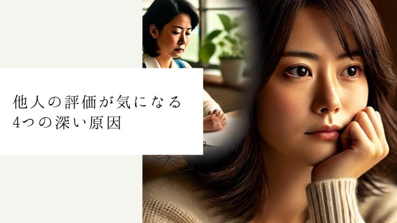 他人の評価が気になる4つの深い原因