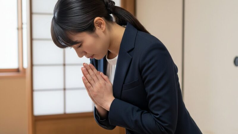 自分の非を素直に認める