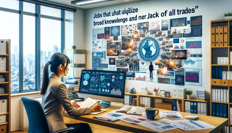 2．広い知識や経験を活かす仕事