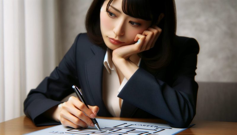 2．今の仕事を一生続ける姿が描けない