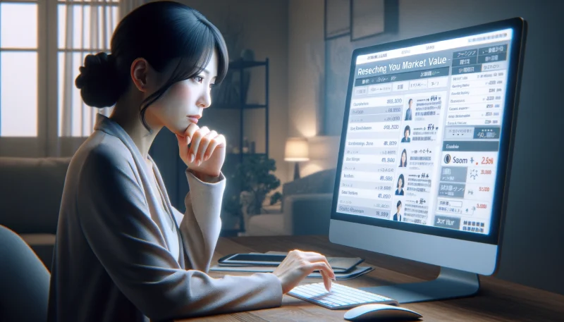 他社で働く場合の自分の評価を調べる