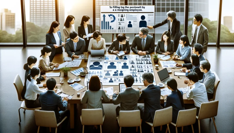 退職する社員の穴埋めは会社の役割