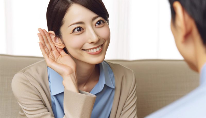 前向きな態度を崩さない