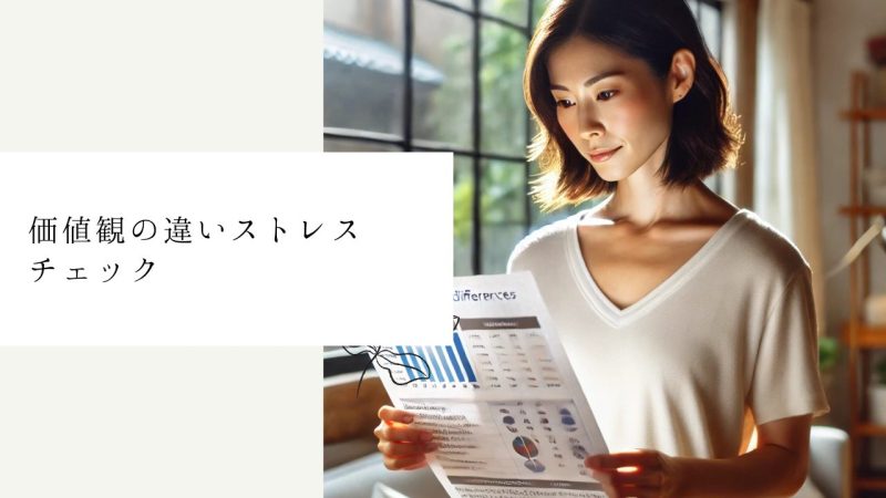 価値観の違いストレスチェック