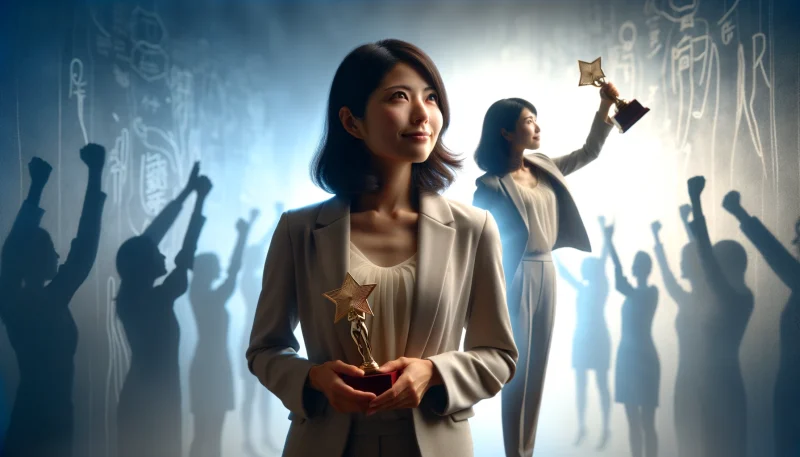 成功している自分をイメージする