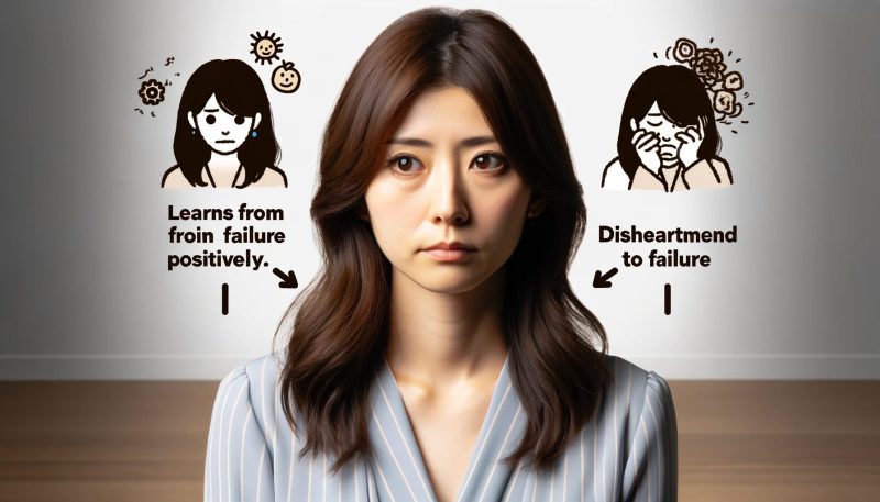 (6)失敗に対する受け止め方が違う