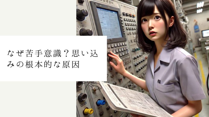 なぜ苦手意識?思い込みの根本的な原因