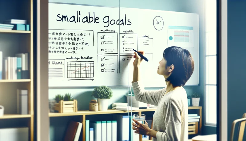 目標を小さく設定する