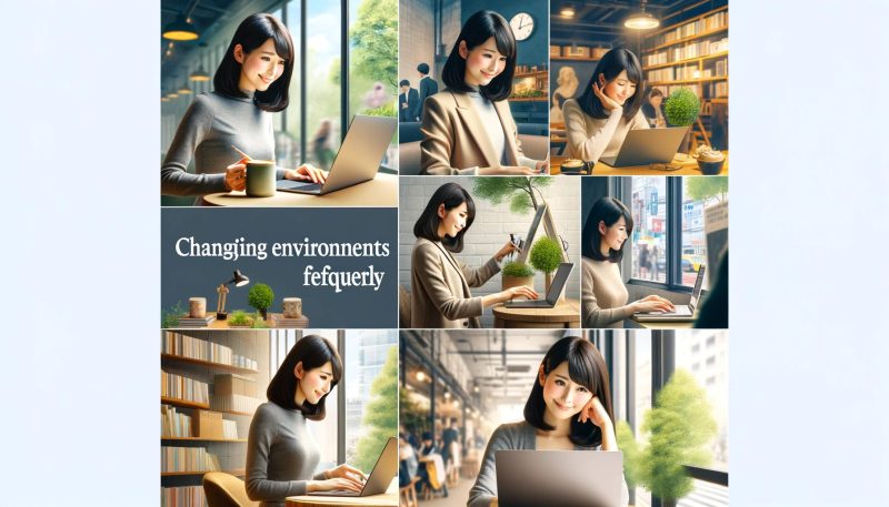 環境を変えまくる