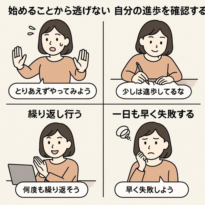 新しいことの始め方【注意点】