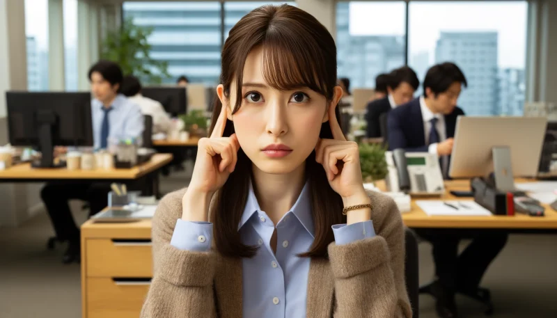 騒音や周りの環境に敏感である