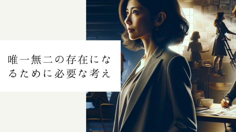 唯一無二の存在になるために必要な考え