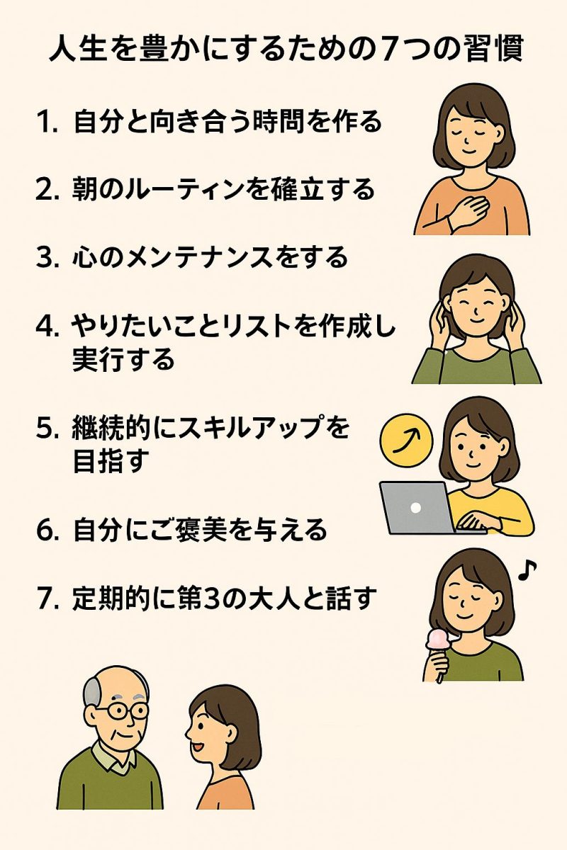 人生を豊かにするための7つの習慣
