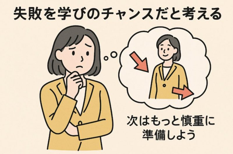 1. 失敗を学びのチャンスだと考える