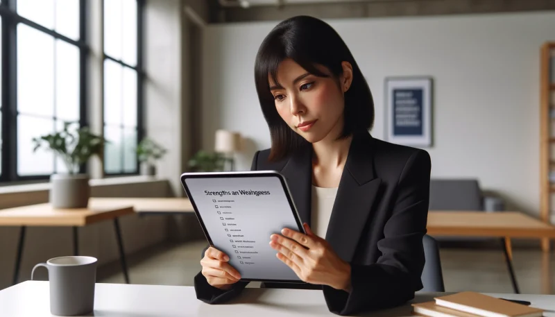 2. 自分の長所や短所をリストアップ