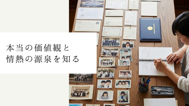 本当の価値観と情熱の源泉を知る
