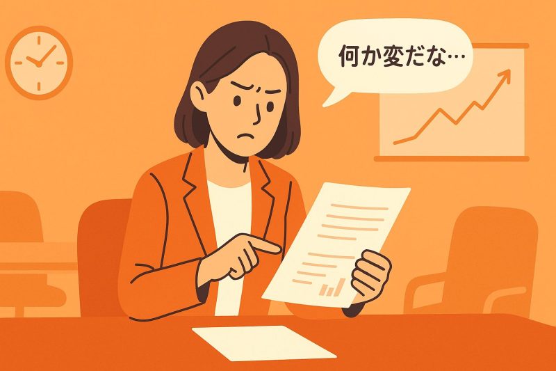 特徴3:違和感を見逃さない