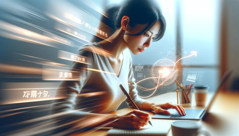 秘訣3:行動を先行させる