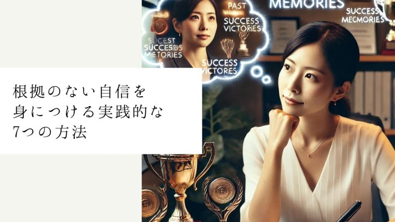 根拠のない自信を身につける実践的な7つの方法