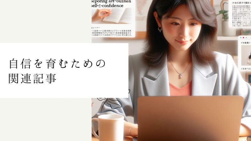 自信を育むための関連記事