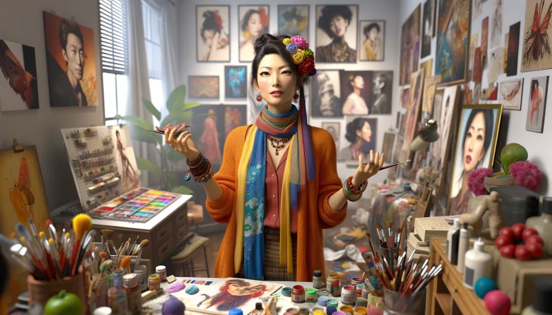 自己表現が豊かである