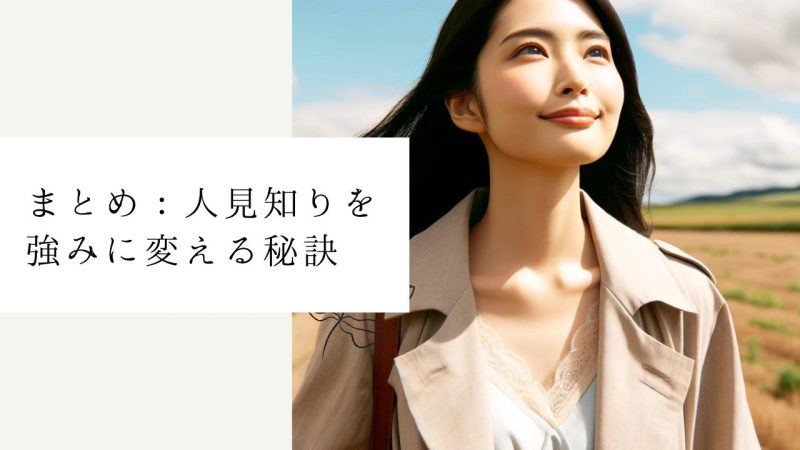 まとめ：人見知りを強みに変える秘訣