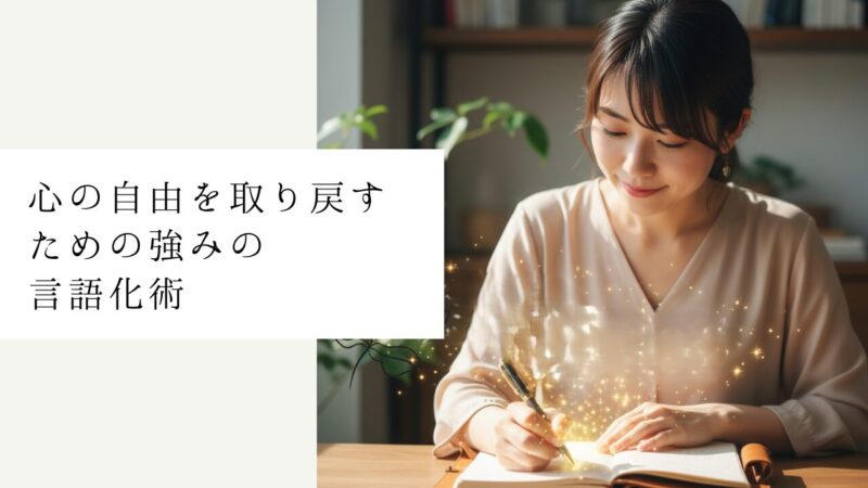 心の自由を取り戻すための強みの言語化術