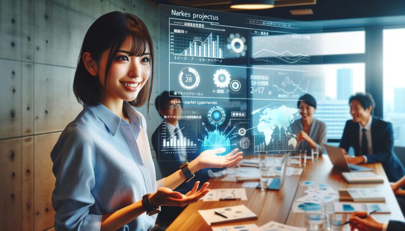 チャンスをつかむ行動をしている