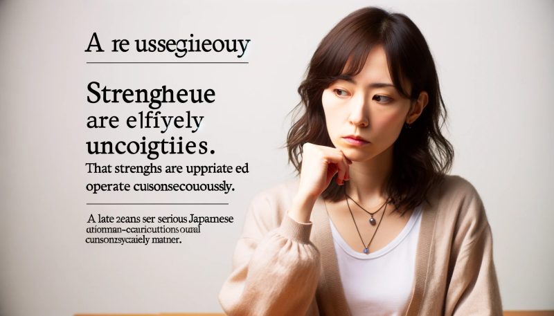 (4)強みはほぼ無自覚である