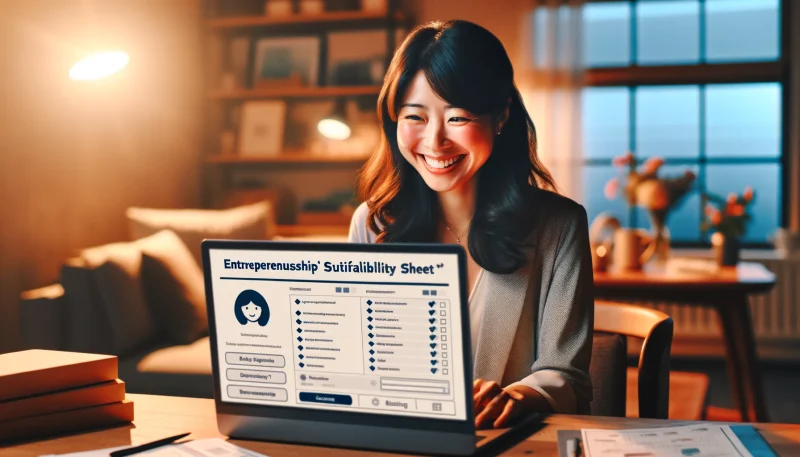 起業に向いている？向いていない？早わかり診断シート(無料配布中)