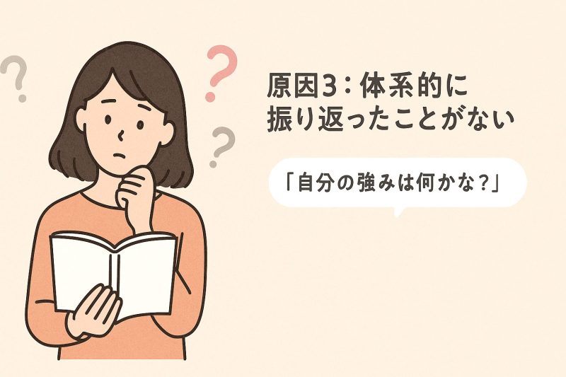原因3：体系的に振り返ったことがない 
