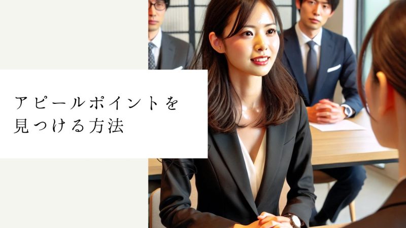 アピールポイントを見つける方法